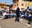 Esibizione dell'orchestra del Liceo durante la festa del volontariato del 12/04/2015