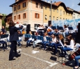 Esibizione dell'orchestra del Liceo durante la festa del volontariato del 12/04/2015