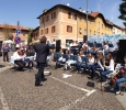 Esibizione dell'orchestra del Liceo durante la festa del volontariato del 12/04/2015