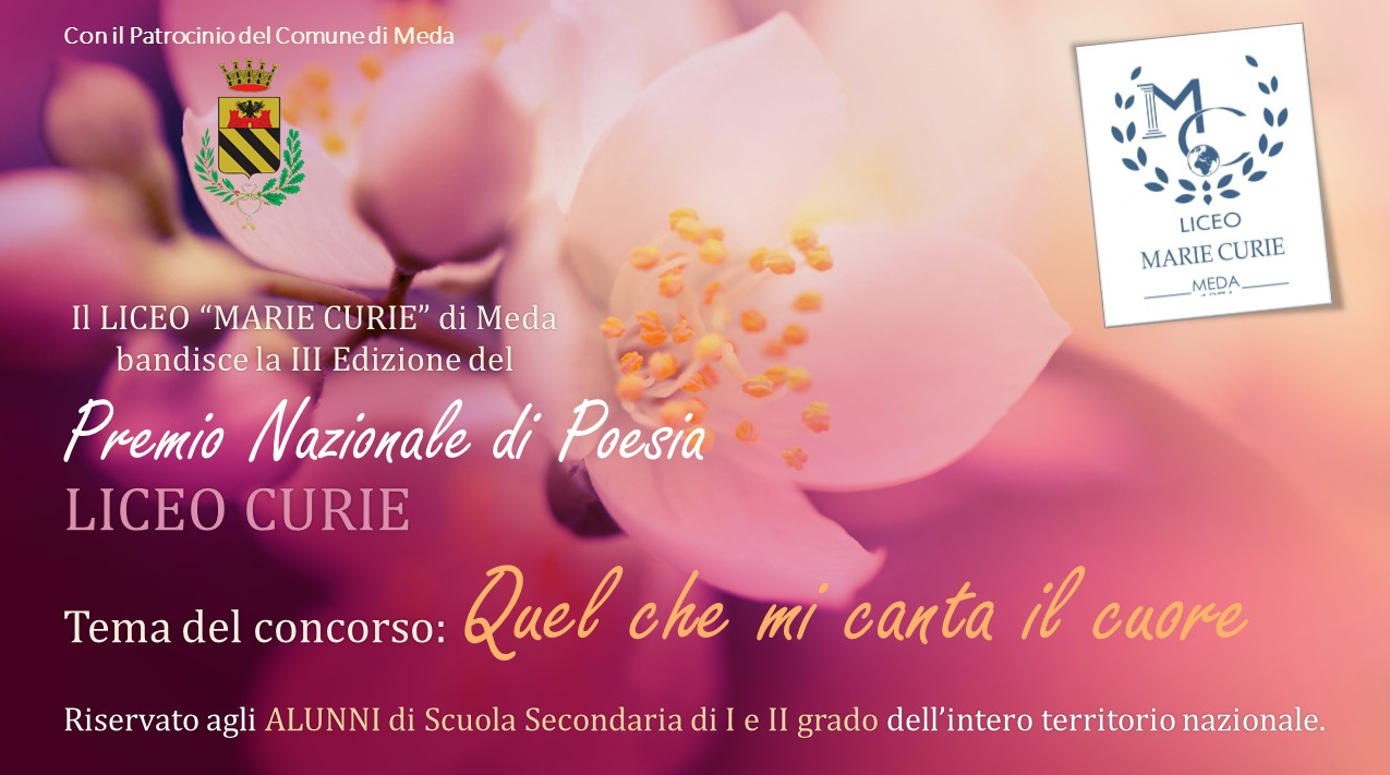 Premio Nazionale di Poesia-Liceo Marie Curie-Meda-MB